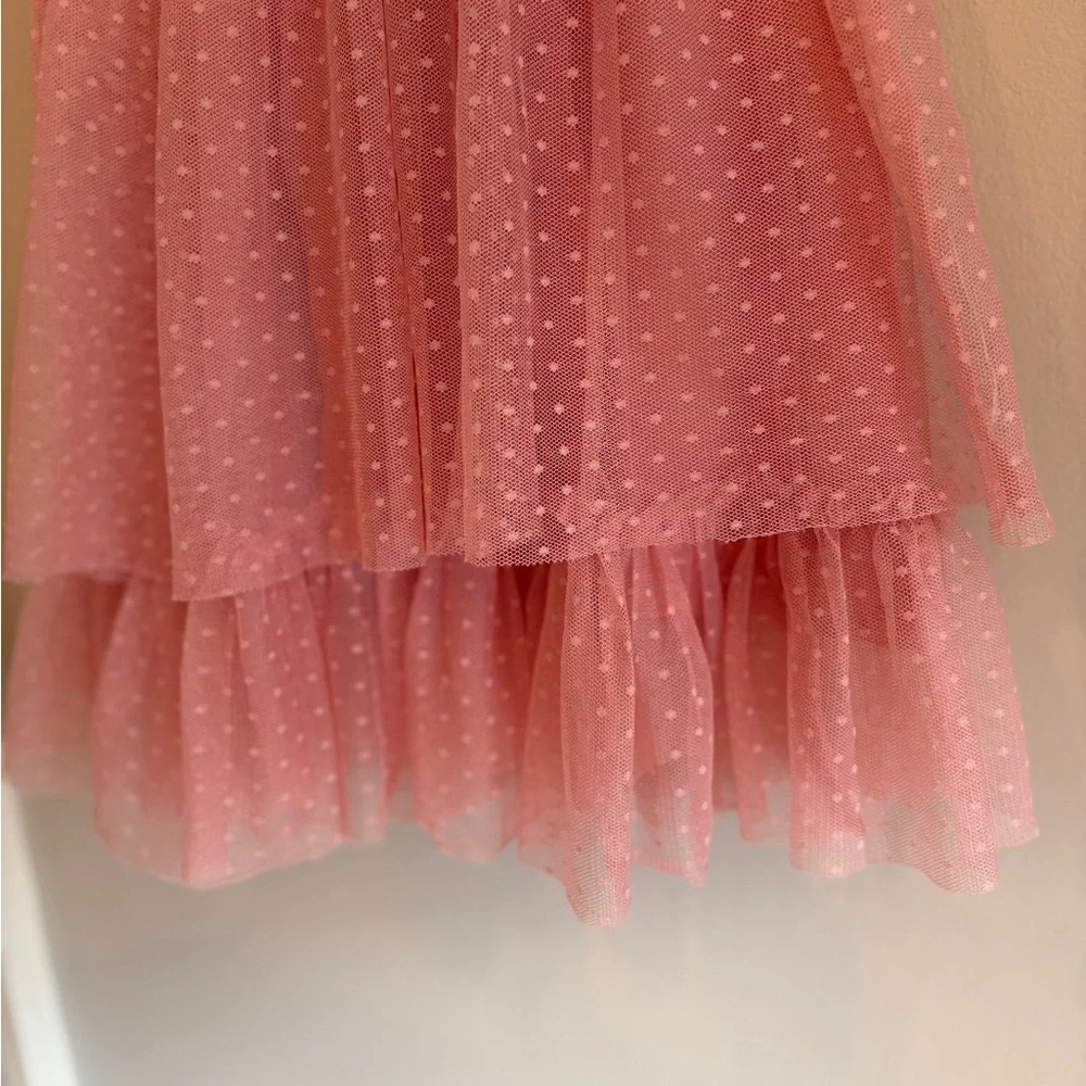 Mini Boden Pink Tulle Twirl Dress size 4/5 - Picture 3 of 5
